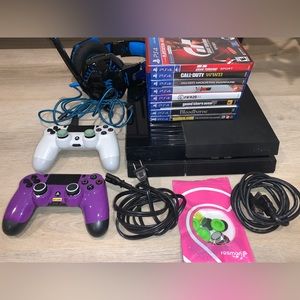 PlayStation 4 + controllers + games + more!
